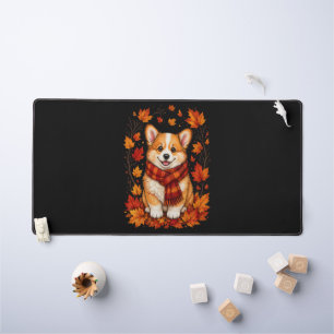 Corgi Chien Confortable Automne