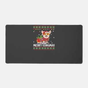 Corgi Chien Joyeux Corgmas Santa Corgi Noël Affreu