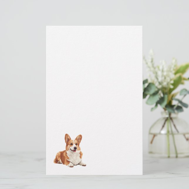 Corgi Chien mignonne papeterie (Debout devant)