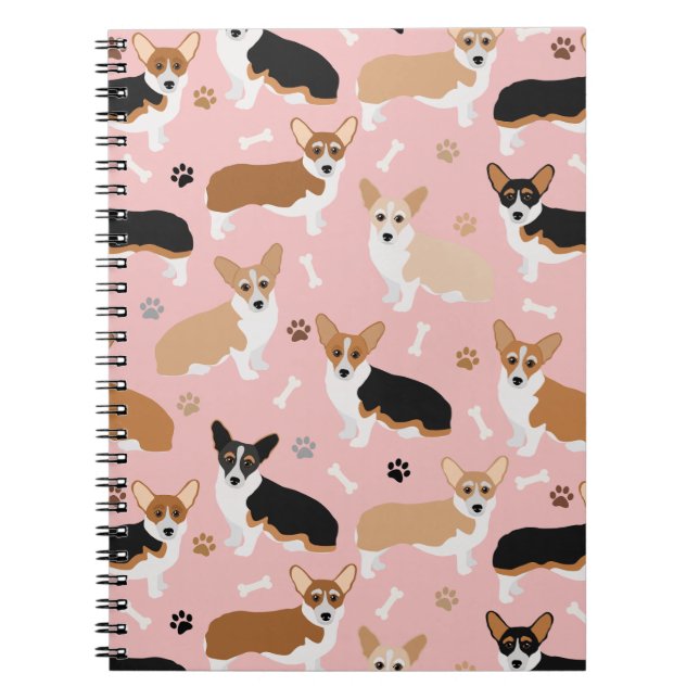 Corgi Chien Paws et Bones Carnet (Devant)