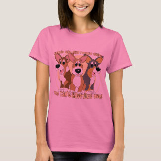 Corgi chips de pommes de terre dames TShirt
