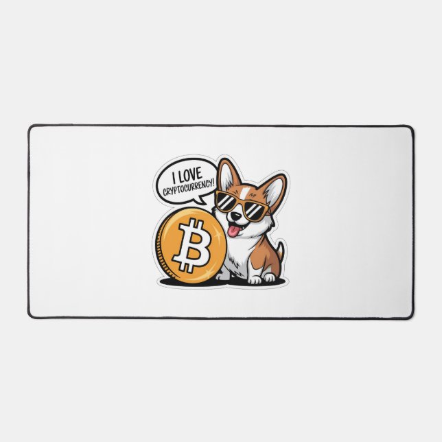 Corgi Cool Aime la Cryptomonnaie (Recto)