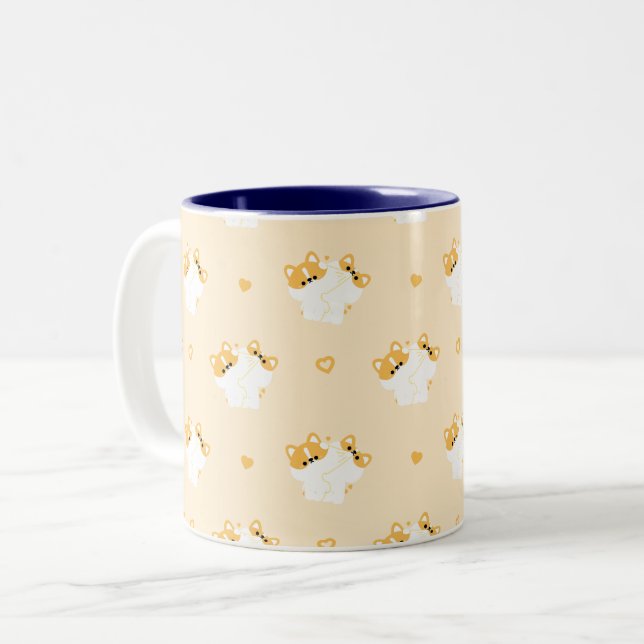 Corgi Couple Mug (Devant gauche)