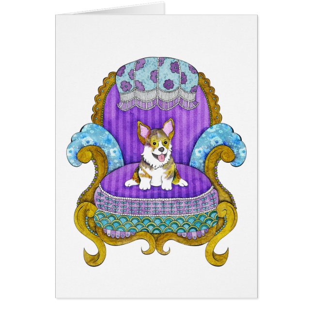 Corgi dans la chaise (Devant)