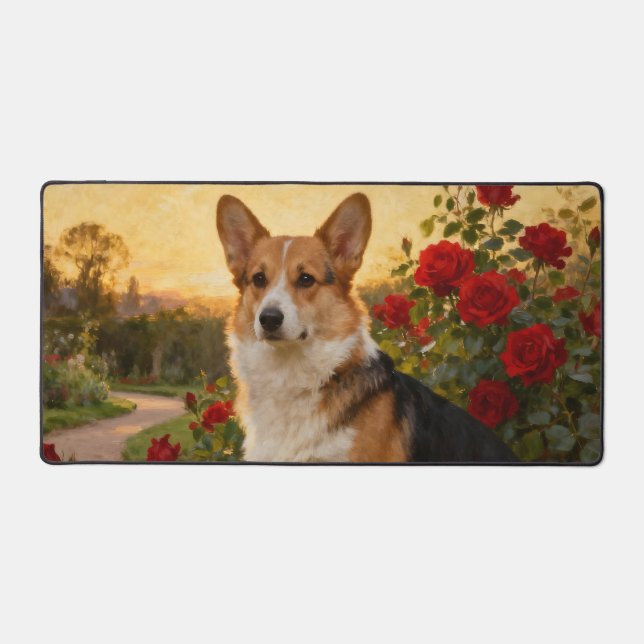 Corgi dans les Roses II (Recto)