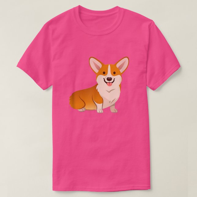 Corgi Dog Pembroke Welsh T-shirt (Design devant)