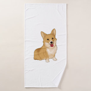 Corgi doux et souriant