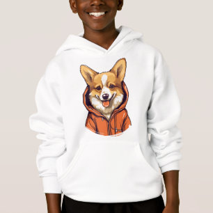 Corgi Drôle Portant un Sweat à Capuche