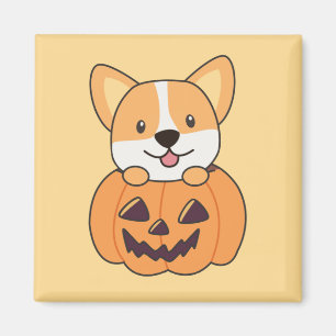 Corgi En Chiens Citrouilles Cutes Joyeux Aimant Ha