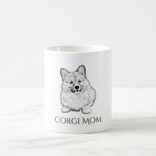 Corgi gallois personnalisé "Corgi Mom" Mug