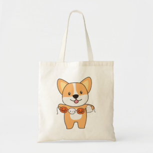Corgi Happy Halloween Sac fourre-tout costume chie
