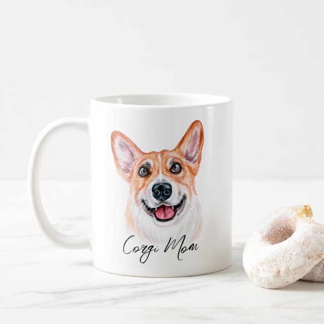 Corgi Mom Mug (Avec donut)