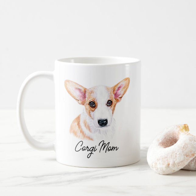 Corgi Mom Mug (Avec donut)