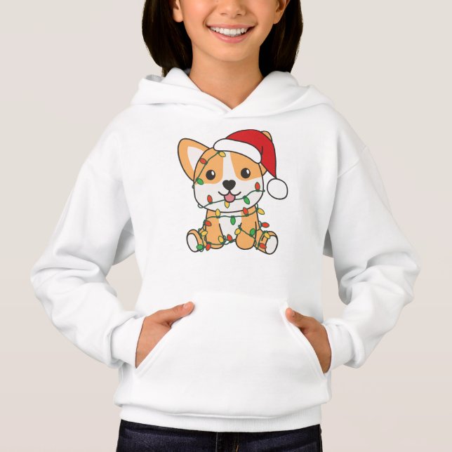 Corgi Noël Animaux d'hiver Chien (Devant)