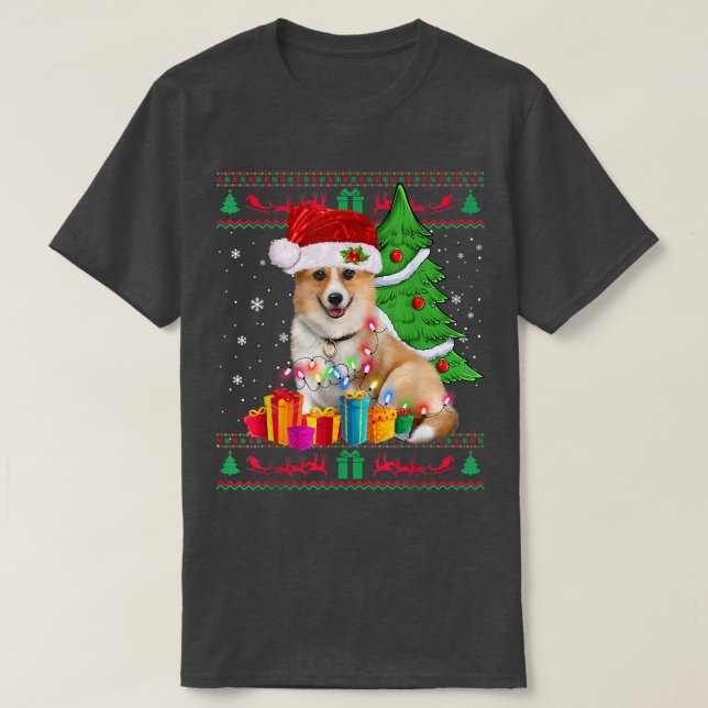 Corgi Noël Sweat Corgi Noël (Design devant)