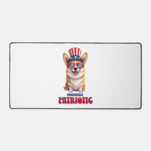 Corgi patriotique - patriotique