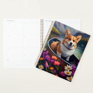 Corgi sur une pagaie : Une aventure pittoresque