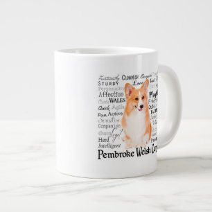 Corgi Traits Jumbo Mug