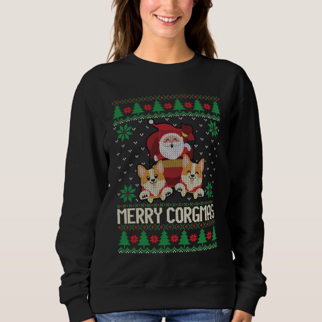 Corgi Ugly Sweat Xmas (Devant)