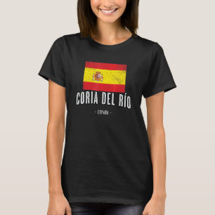 Coria Del Ro Espagne Es Drapeau Ville Haut - Bande