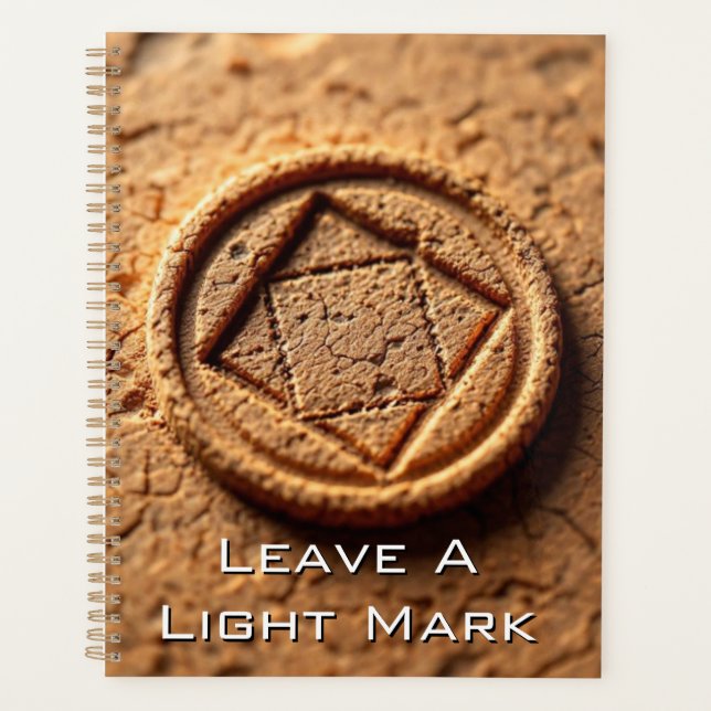 Cork Stamp Impression | Organic Geometric Seal (Devant)