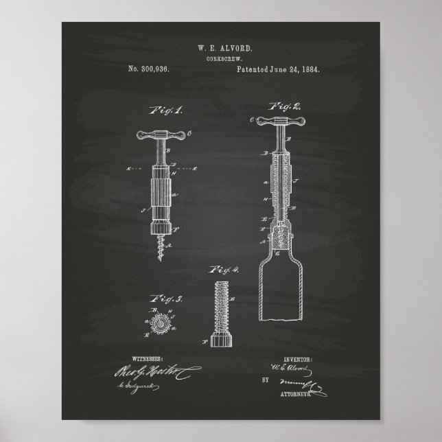Corkvis 1884 Art Brevet - Tableau de bord (Devant)
