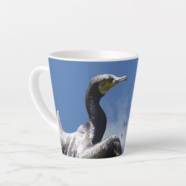 Cormorants Latte Mug (Angle gauche)