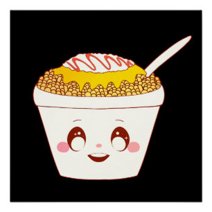 Corn Esquite De La Rue Mexicaine En Coupe Poster G