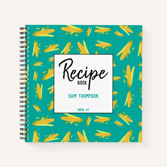 Corn Personnalisé Sur Le Cahier De Recette Cob (Devant)