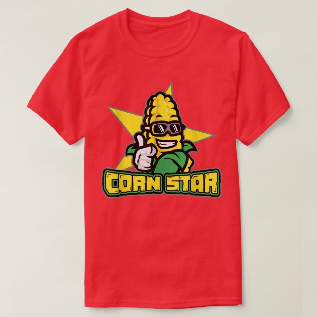 Corn Star Artwork Pour Un T-Shirt Fermier De Maïs (Design devant)
