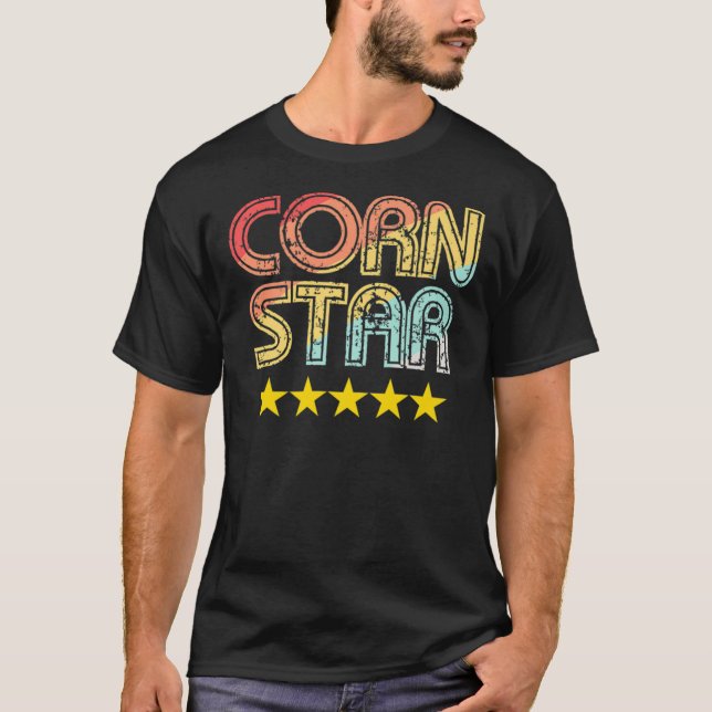 Corn Star Shirt Team Cornhole T-Shirt Essential T- (Devant)