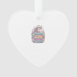Corne Groovy Licorne Bonnes Vibrations Charmant PO
