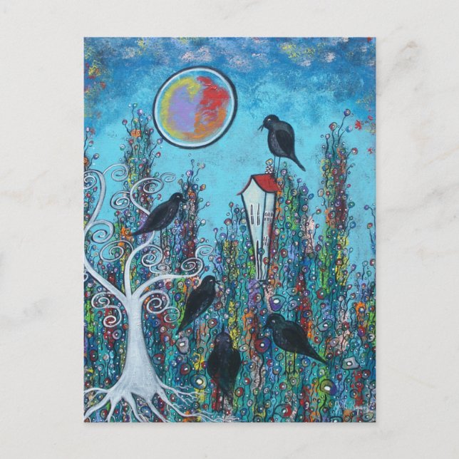 Corneille En Attente Carte Postale (Devant)