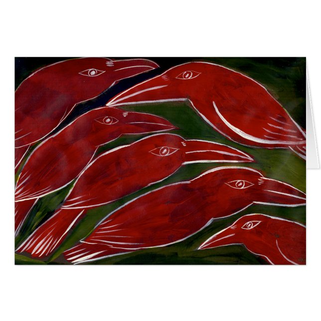 Corneilles iridescentes (Devant horizontal)