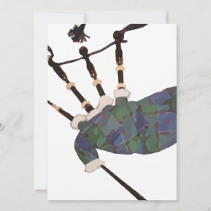 cornemuses écossaises en plaid