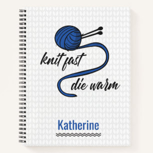 Cornflower Blue Knit Fast, Die Carnet chaud