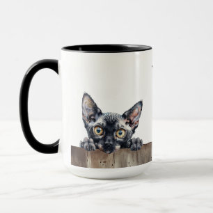 Cornish Rex Chat Mug