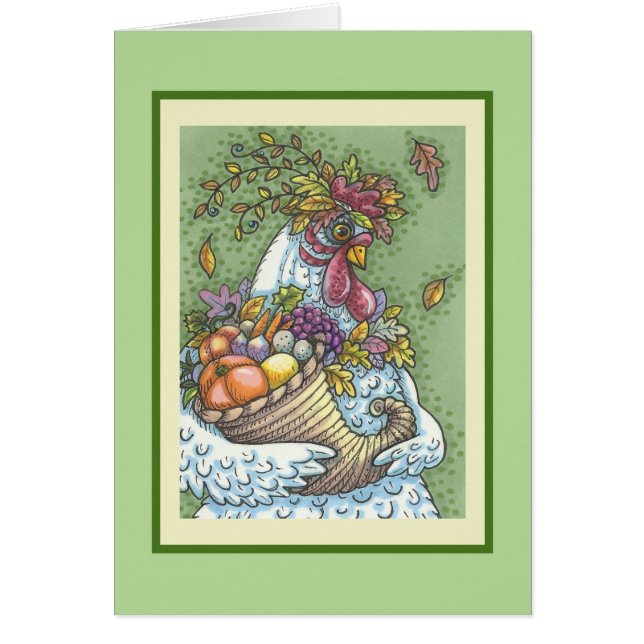 CORNUCOPIA HEN, GRÂCE À LA CARTE DE RECONNAISSANCE (Devant)