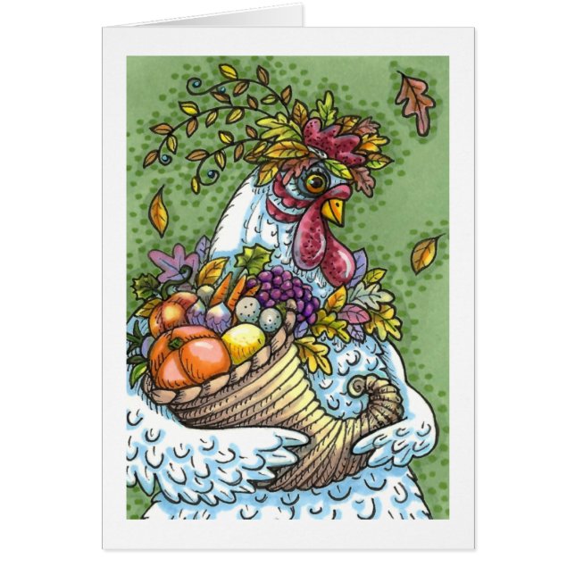 CORNUCOPIA HEN, GRÂCE À LA RÉCOLTE DE POULET Vide (Devant)