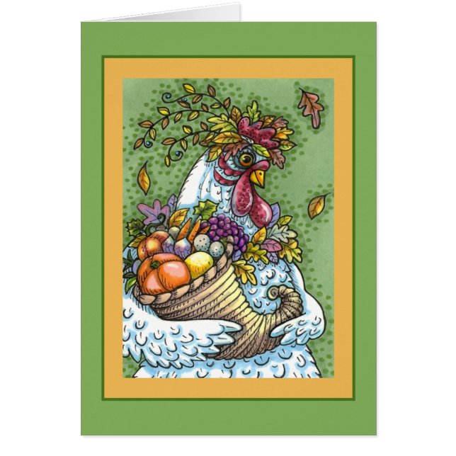 CORNUCOPIA HEN, GRÂCE À LA RÉCOLTE DE POULET Vide (Devant)