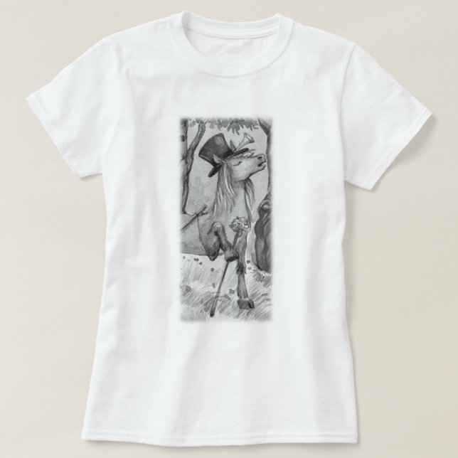 Cornum - T-shirt profil BW (Design devant)