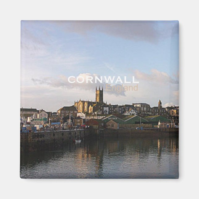 Cornwall Angleterre Photo Souvenir Frigo Magnet (Devant)