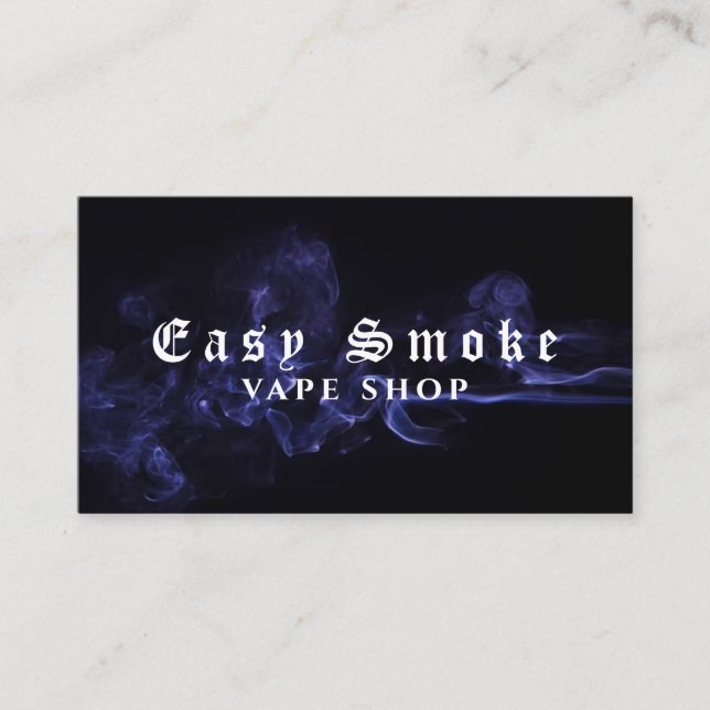 Corolful Smoke Vape Shop Carte de visite (Devant)