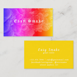 Corolful Smoke Vape Shop Carte de visite
