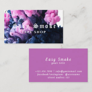 Corolful Smoke Vape Shop Carte de visite