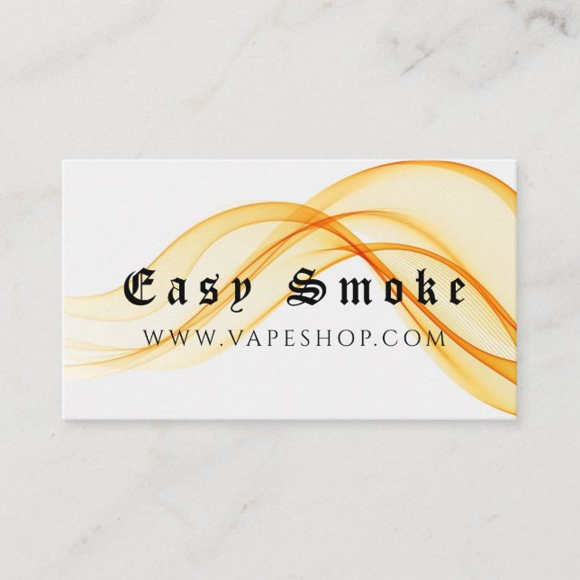 Corolful Smoke Vape Shop Carte de visite (Devant)