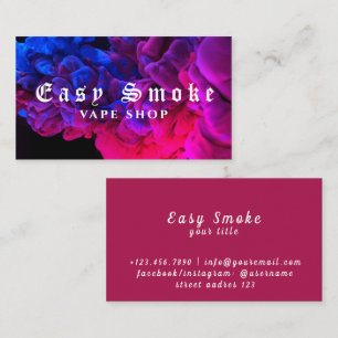 Corolful Smoke Vape Shop Carte de visite