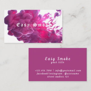 Corolful Smoke Vape Shop Carte de visite