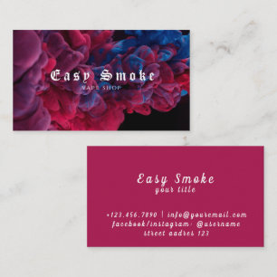 Corolful Smoke Vape Shop Carte de visite