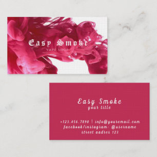 Corolful Smoke Vape Shop Carte de visite